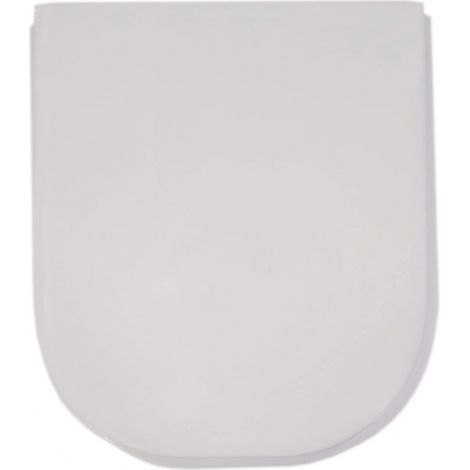 Abattant WC adaptable – Blanc – Entraxe de fixation 23 cm – Longueur 44 cm – Largeur 40 cm – Pour montage facile – Espinosa