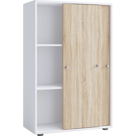 LonaXLST Büroschrank 2 Türen weiß.