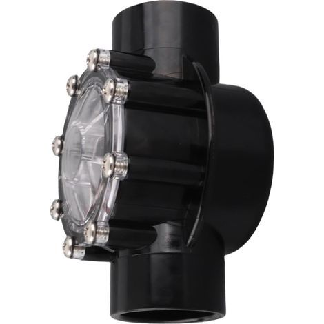 Clapet Anti-retour 7235 de Remplacement à 180 Degrés pour Piscines et Spas, Couvercle Transparent à Débit Direct, Interne Droit, Robuste pour Prendre un Espace Généralement Simple, c'est