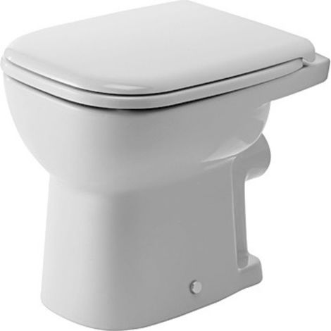 Duravit D-Code WC sur pied Compact, chasse d'eau plate, (1/4)