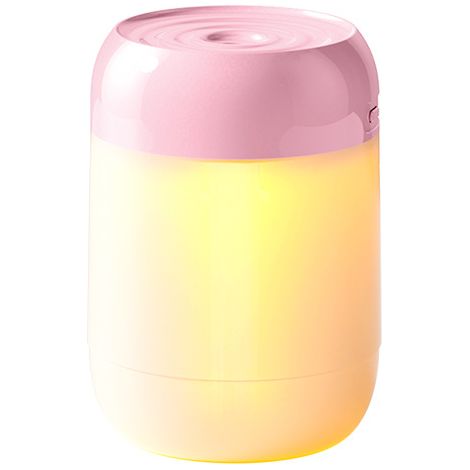 CCYKXA Mini-Luftbefeuchter für PC, 300 ml Ultraschall-Luftbefeuchter mit 2 einstellbaren Nebelstufen, automatischer Abschaltung und Nachtlicht, tragbarer, leiser und kabelloser USB-Luftbefeuchter für 