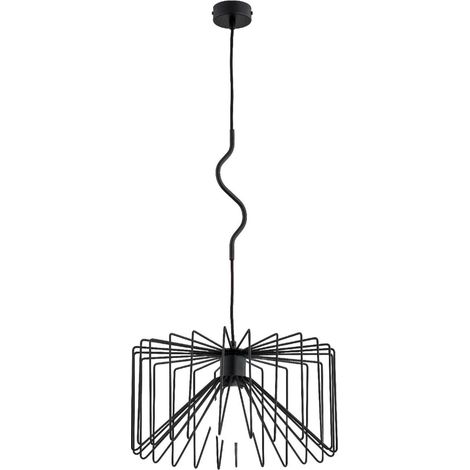 Lampada a sospensione Alfa VERSO nera 1xE27 60W Ã42cm (1/3)