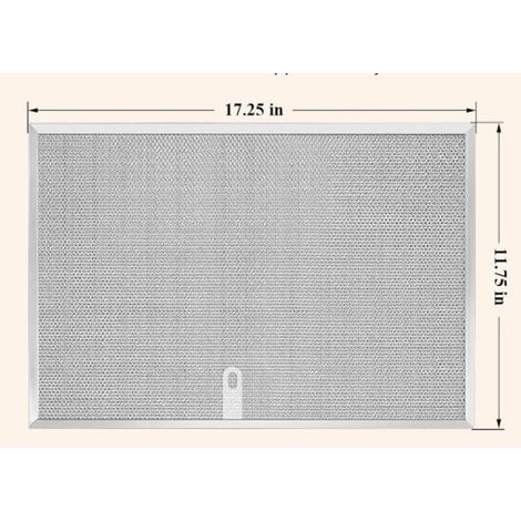 Filtre à graisse pour hotte de cuisine, filtre en aluminium BPS1FA36 438x298mm, filtre lavable haute efficacité, kit de remplacement d'accessoire pour hotte de cuisine.