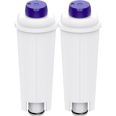 Set di 2 filtri per l'acqua per macchine da caffè De'Longhi DLSC002 per De'Longhi serie ECAM, ETAM, EC, BC (1/4)