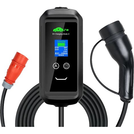 EV-Ladegerät, Typ 2 Kompatibilität, WLAN-Steuerung, 16A 3P 11KW 5M (1/2)