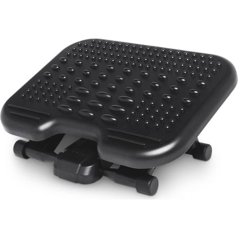 Kensington 56155EU Poggiapiedi ergonomico regolabile SoleMassage, Per la postura e mitigare i dolori legati a sciatica e problemi ortopedici grazie alla superficie di massaggio stimolante, Nero (1/5)
