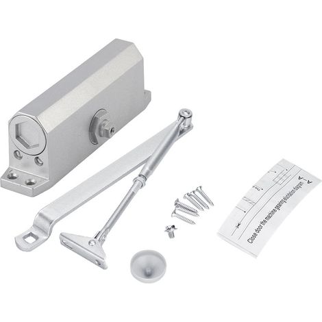 Fermeur De Porte Automatique - Certification Feu 1h - Adapté Portes 45 À 75 Kg - Largeur 600 À 1200 Mm - Vitesse Réglable (1/4)
