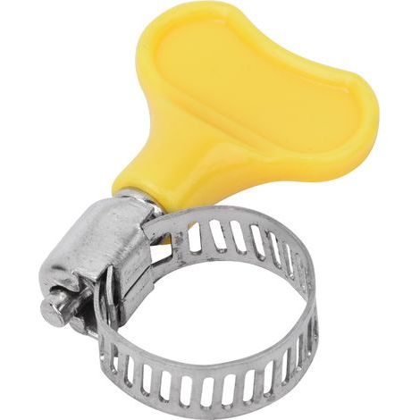 10 Stück Edelstahl-Schlauchschellen mit Kunststoffgriff für 18-29 mm Rohre (1/5)