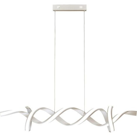 Searchlight Music Suspension Barre Linéaire Designer Argent LED 3000K (1/3)