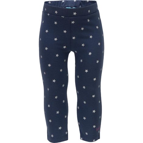 Leggings de algodón para niña con estrellas azul marino Lief (1/4)