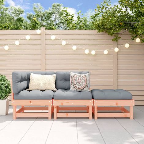 Salon de jardin 3 pcs-Lot de 3 Mobilier de jardin-Meuble de jardin bois massif douglas 204392 (1/5)