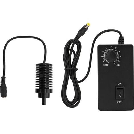 Projecteur LED coaxial pour microscope, haute luminosité, résistant à l'usure et à la chaleur, alimentation AC100V-240V, Φ6mm, prise UE, blanc (1/5)
