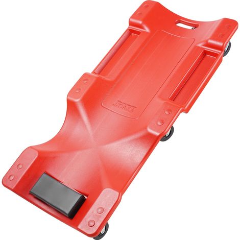Camilla mecánica de plástico VEVOR, 1016 mm, 158,8 kg, HDPE ergonómico, 6 ruedas, 2 bandejas para herramientas, 91,4 cm (36 pulgadas) (1/2)