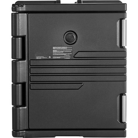 Mophorn Contenedor isotérmico de alimentos de 75 L, caja térmica de LLDPE sin electricidad, equipada con ruedas y cierre de acero inoxidable 304, compatible con bandejas de diferentes tamaños (1/5)