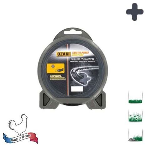 Fil Nylon Hélicoïdal Ozaki Twisted Power Silent Line, ø: 2,4mm, L: 88m. (1/2)