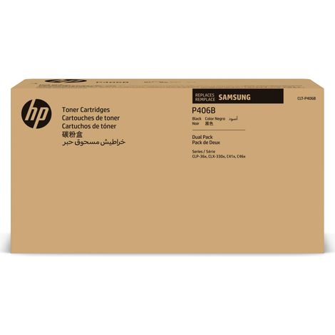 Hewlett Packard HP CLT-P406B - 1500 pages - Noir - 2 pièce(s) (SU374A)