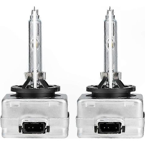2er-Pack Xenon D3S HID-Lampen, 6000K 35W, ultrahell, lange Lebensdauer, inklusive Metallhalterung (1/3)