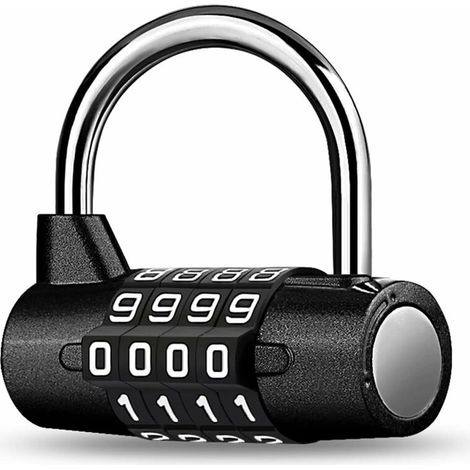Cadenas pour armoire, cadenas à combinaison à 4 chiffres, cadenas pour salle de sport et armoire