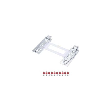 Support mural universel pour climatiseur – Fixation intérieure réglable – Plaque de montage et crochet inclus – Pour CVC