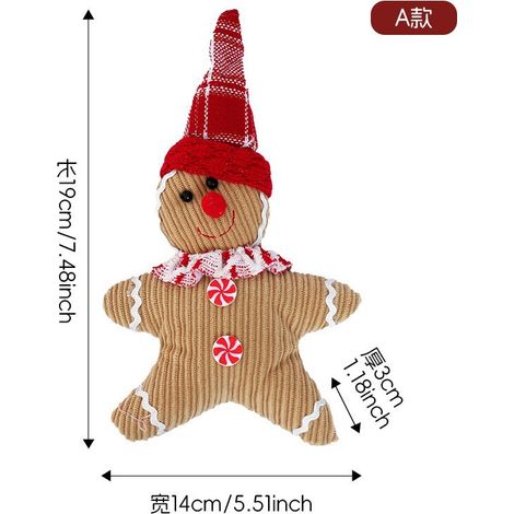 Weihnachtsdekorationen, Schneemannfiguren, Puppen, Strickpuppen, Weihnachtsmannmützen, Fensterdekorationen, Weihnachtsbäume
