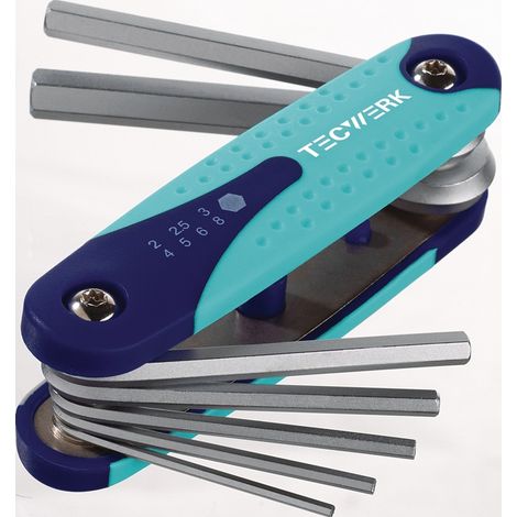 TECWERK Schraubendrehersatz 7-tlg.Handklapphalter SW 2-8mm S2-Stahl TECWERK (1/2)