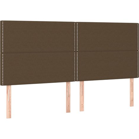 Maison Exclusive - Cabecero de cama marrón oscuro 180x5x118/128 c (1/5)