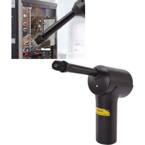 Aspirateur à poussière sans fil rechargeable portatif, souffleur de poussière sans fil haute puissance, pistolet de nettoyage à poussière (1/5)