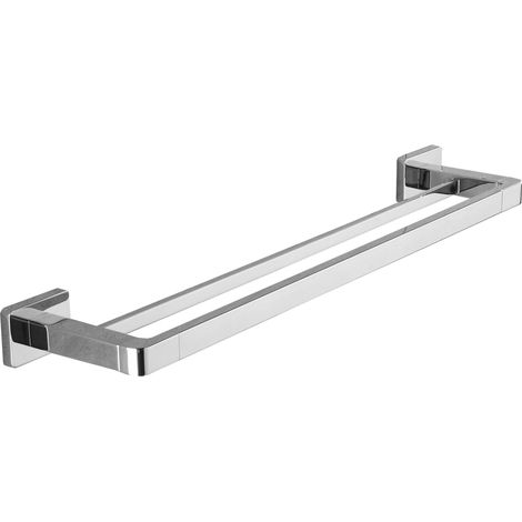 Mexen Asis doble perchero para toallas, cromo - 7017625-00 (1/2)