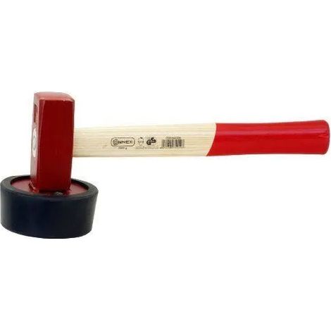 Martillo connex cox622256 cabeza goma 2400g ergonómico