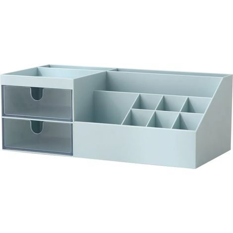 Coffret de rangement à tiroirs pour maquillage, organisateur de salle de bain, meuble de coiffure avec tiroirs, boîte de stockage pour chambre, vanity case cosmétique, bureau de toilette pratique (1/4)