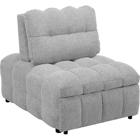 Fauteuil convertible Rapha gris clair Takasit (1/4)