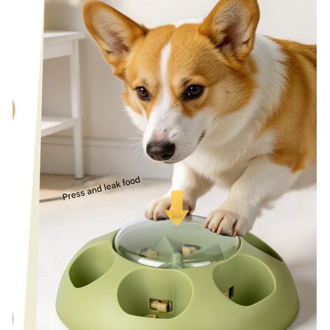 Accessori per animali domestici - distributori automatici di cibo a pulsante - nascondigli per il cibo - intrattenimento - addestramento con bastoncino - alimentazione lenta del cane - giocattoli con (1/2)
