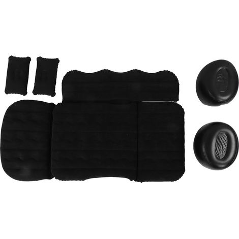 Matelas gonflable multifonction en velours pour voyage avec pompe électrique pour voiture (1/5)