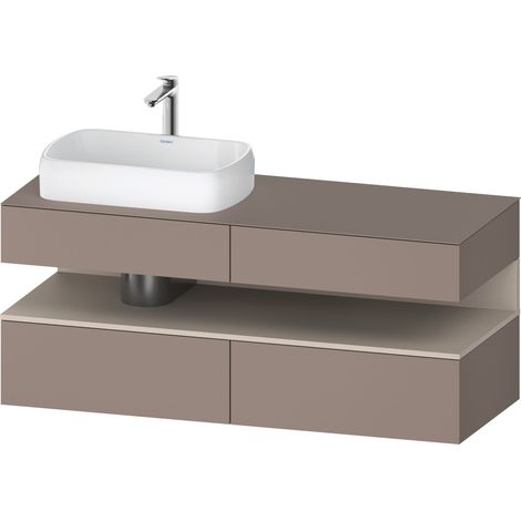 Duravit Collection One Meuble sous-vasque sur console, 2 tiroirs,