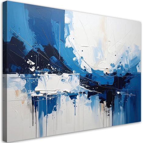 Impresión de Imagen Abstracción azul con movimiento dinámico y luz 30x20 (1/5)