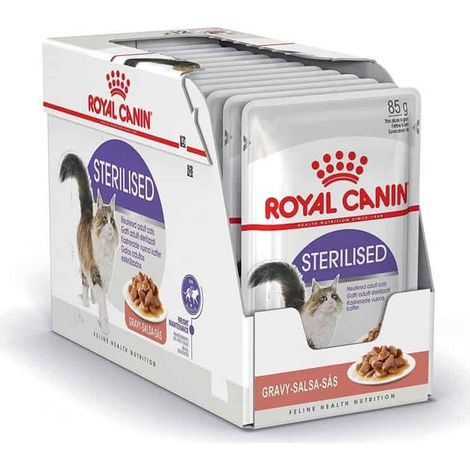 Royal Canin Chat Sterilised Sauce 12X85G (1/3)
