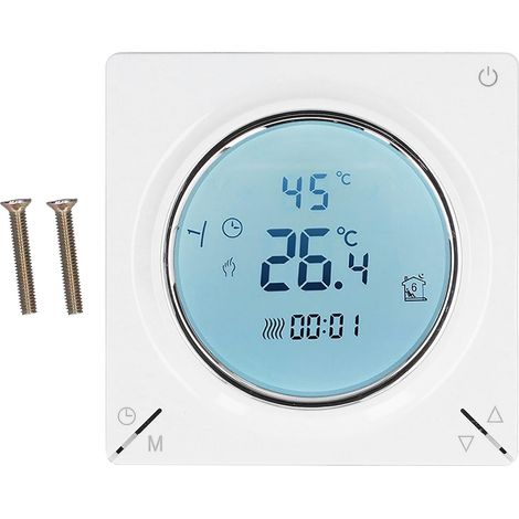 Thermostat intelligent à lecture rapide, puce fiable, forte résistance aux interférences, écran LCD pratique pour la maison (1/4)