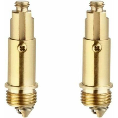 Replacement Drain Bolts ,Bounce Core Drain Easy Spring Mechanism Basin Stopper Spare Part Bathroom Clack Pop Up Stopper for Most Bathtub Sink Stoppers,2 Pieces (1/5)