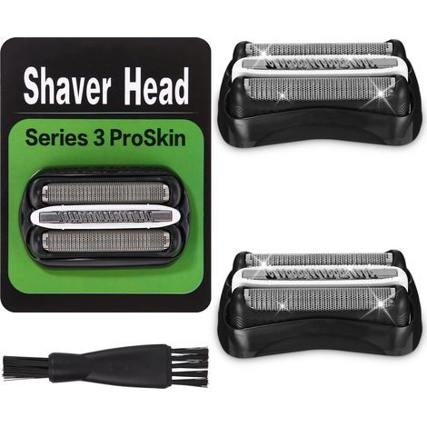 Ersatzscherköpfe für Braun Series 3 Rasierer, 32B kompatibel mit Braun S3 3040S, 3000S, 310S, 300S und weiteren Modellen, hochwertiges Zubehör. (1/5)