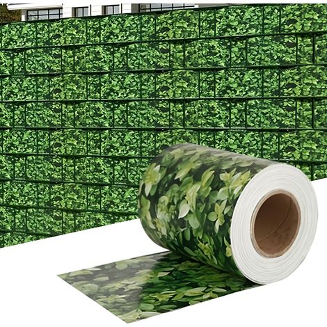 Tissu Brise-Vue PVC 35m x H19cm pour Clôture, Intimité et Décoration - COLORE: FLOREALE