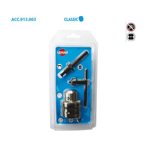Kit mandrin + clé + adaptateur LEMAN 913.003 - SDS Perforateur (1/2)
