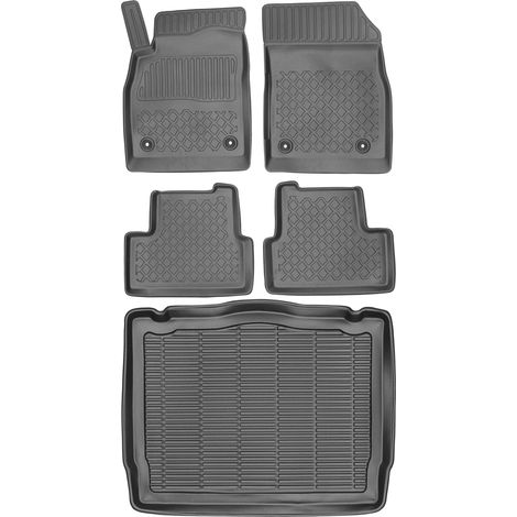 Juego de alfombrillas para coche y maletero para Opel Astra IV J Hatchback (2009-2015)