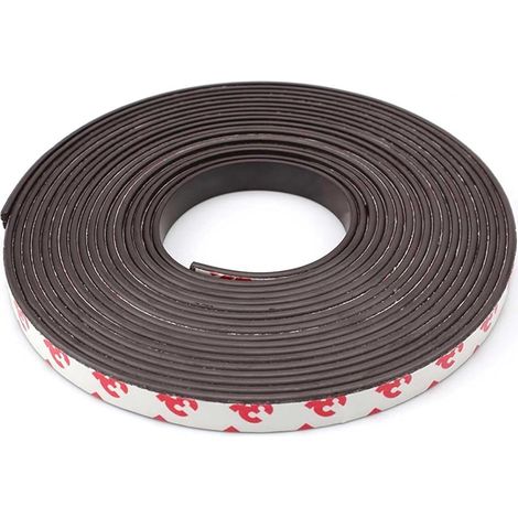 Bande Magnétique Autocollante 5m x 10mm - Ruban Adhésif (1/5)