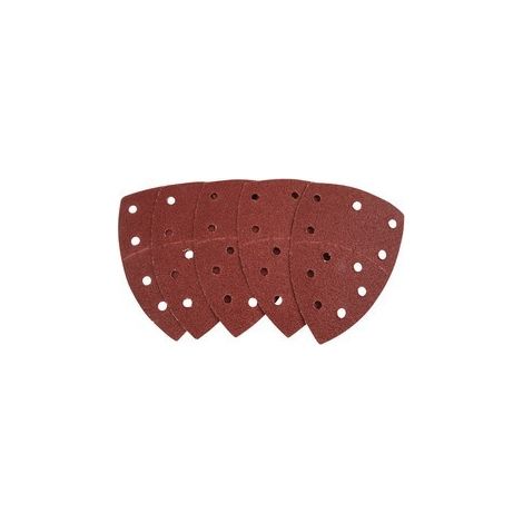 Fogli abrasivi velcrati per levigatrice palmare 102 × 151 mm grana 150 - confezione 5 pezzi