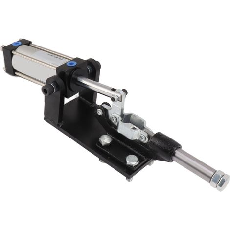 Pince pneumatique à vérin, fonctionnement précis, commande automatique, pince à genouillère pour la production industrielle (1/5)