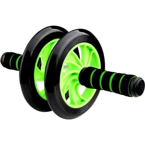 Roue abdominale - Yokata - AB Roller - Tapis inclus - Fitness - Compact et léger (1/4)