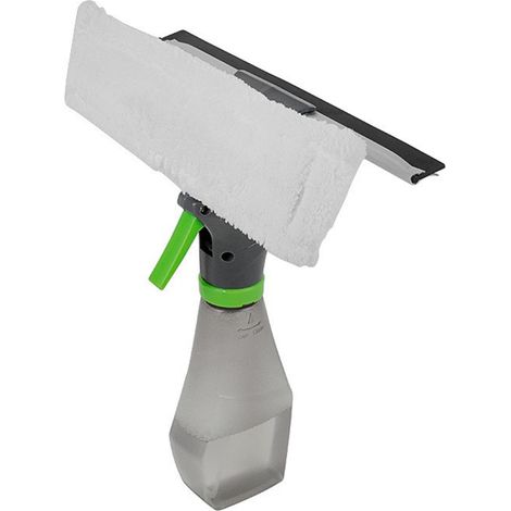 Raclette À Linge - Raclette 4-en-1 Avec Pulvérisateur D'Eau Et Chiffon Microfibre - Pour Vitres Intérieures Extérieures Douche Voiture - 30 cm (1/5)