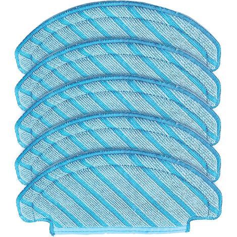 Tapis de nettoyage lavables compatibles avec DEEBOT OZMO T8 AIVI N8 Pro N8 Pro+ N8 Plus Yeedi Vac Max Station Vac 2 Pro (lot de 5) (1/5)
