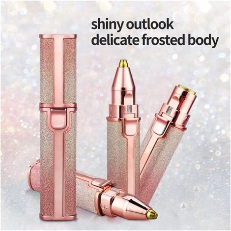 LIWI-Tondeuse Bikini 2 en 1 Taille à Sourcils Rechargeable des Sourcils de Sourcils Rechargeables USB Épilateur Femmes Sacial (1/4)