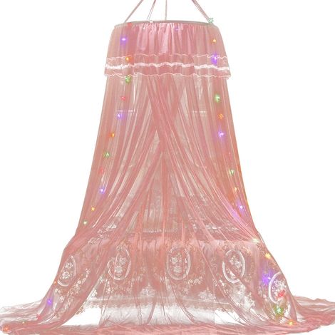Moustiquaire - Dôme Pour Lit En Forme De Coupole - Pour Lit Bébé Et Enfant - Transparent - Polyester - 1 Pièce (1/5)
